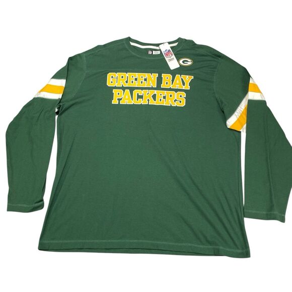 Green Bay Packers NFL Team Apparel Long Sleeve Shirt Men 2XL - Picture 11 of 16